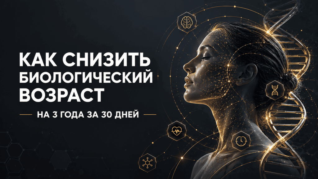 Как снизить биологический возраст на 3 года