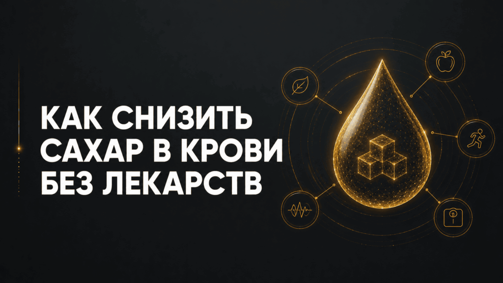 Как снизить сахар в крови без лекарств