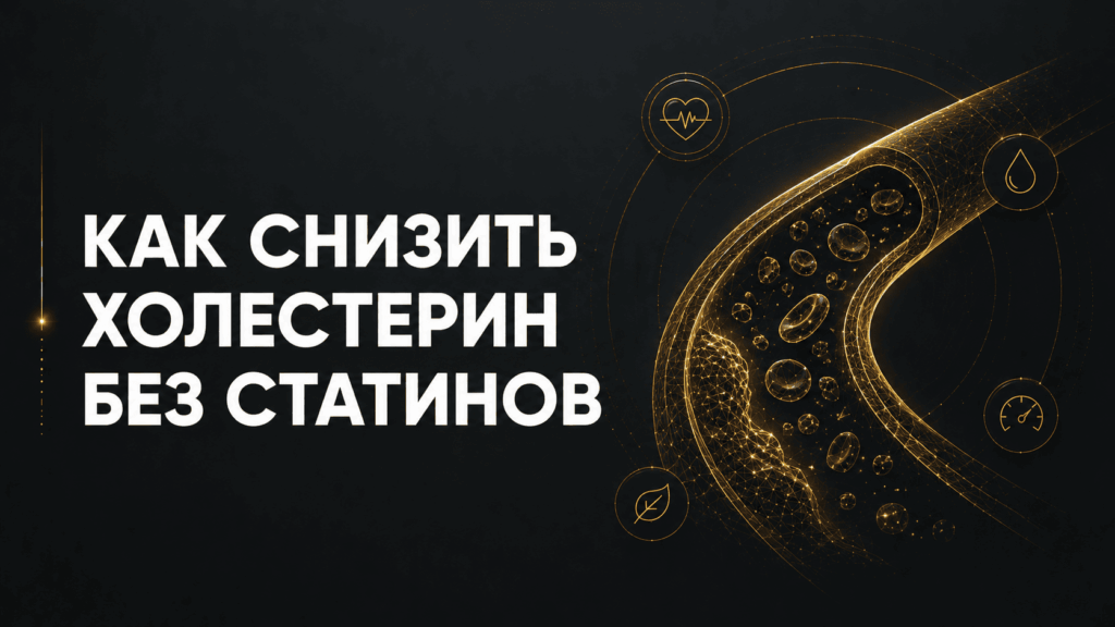 Как снизить холестерин без статинов