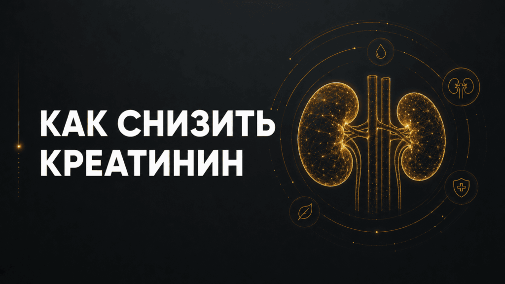 Как снизить креатинин